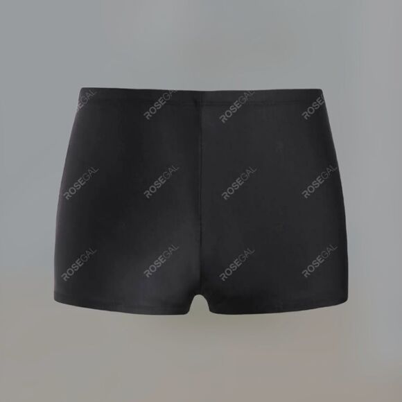 ROSEGAL Ombre Lattice Floral Embroidered Applique Two- Piece Plus Size  Swimsuit - Picture 3 of 16